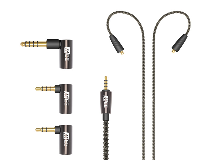 Universal MMCX Balanced Audio Cable with adapter set